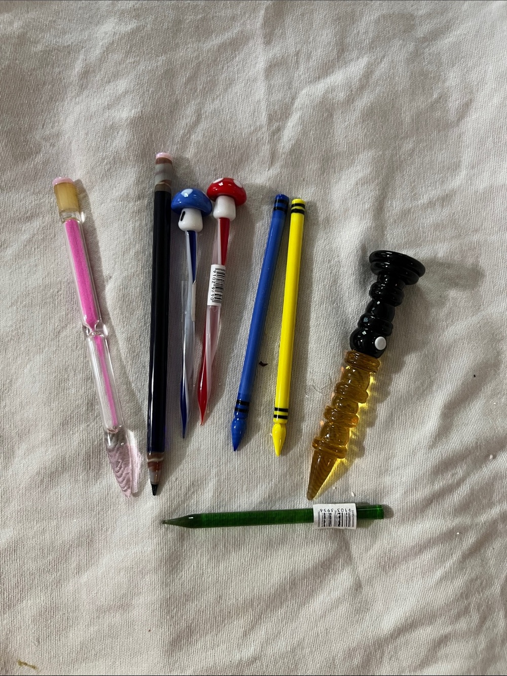 Set of 6 Glass Tools